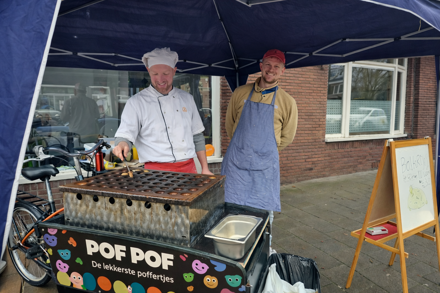 POF POF bakfiets op locatie